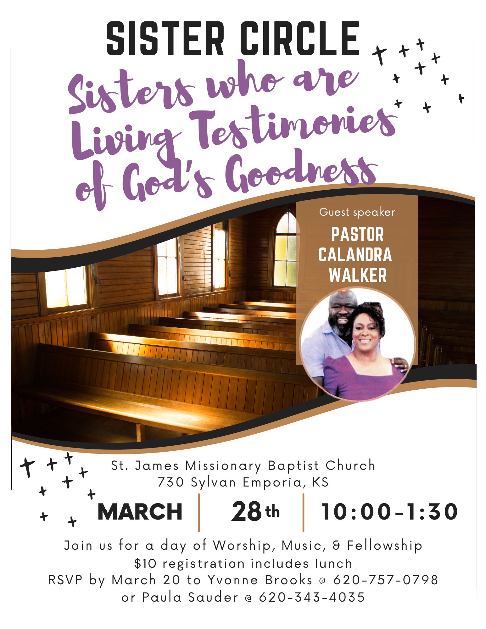 + SISTERS CIRCLE Testimonies of God’s Goodness ++; (1)